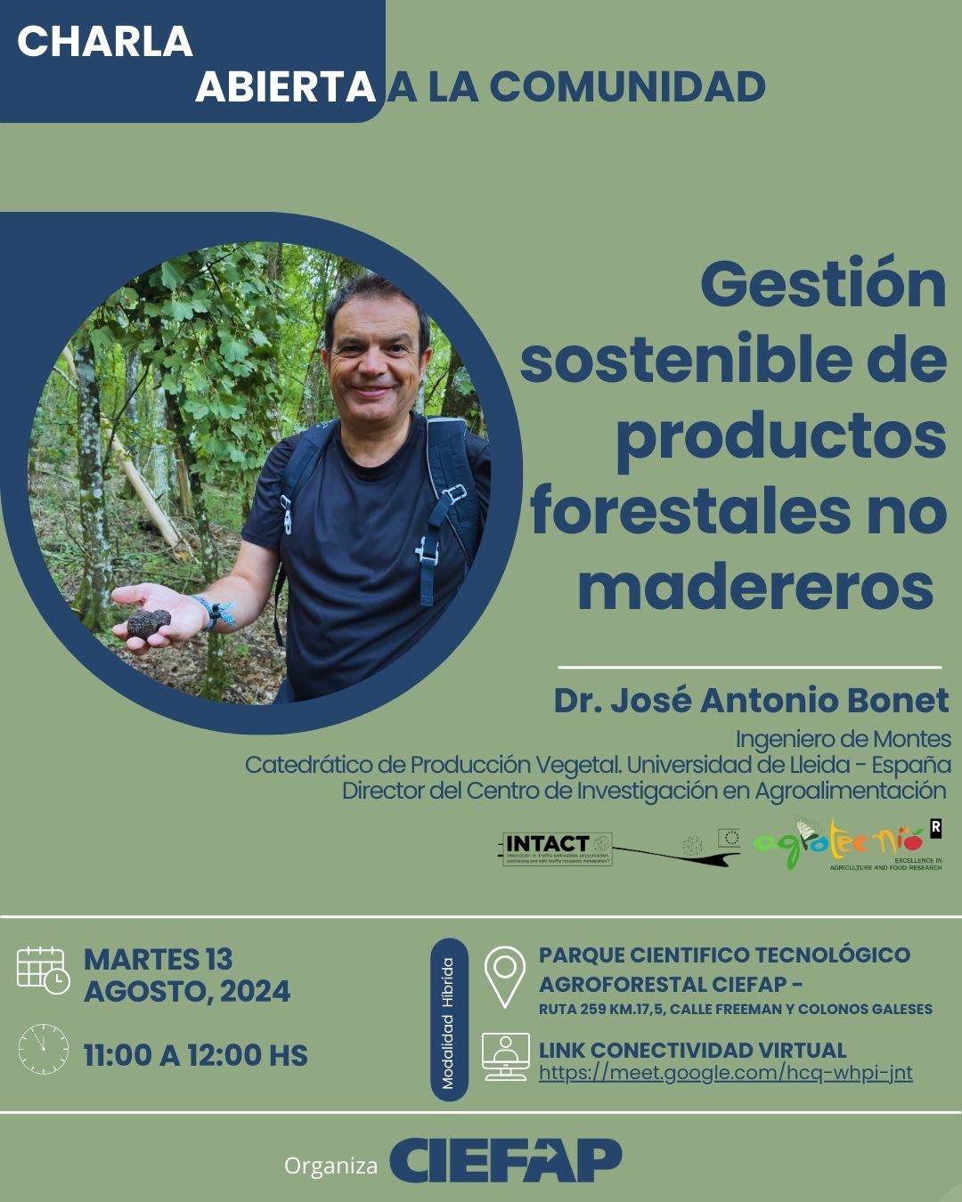 Charla abierta sobre gestión sostenible de productos forestales no madereros