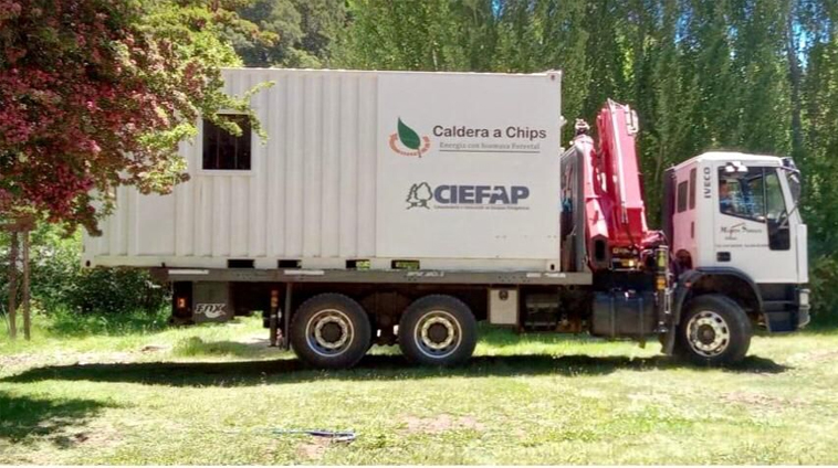 La Central Operativa del SPLIF se calefacciona ahora con residuos forestales