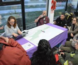 Comunidades e instituciones participan en la elaboración del mapa de riesgo de incendios en Ushuaia