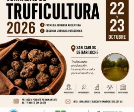 Bariloche será sede de las Jornadas de Truficultura 2026